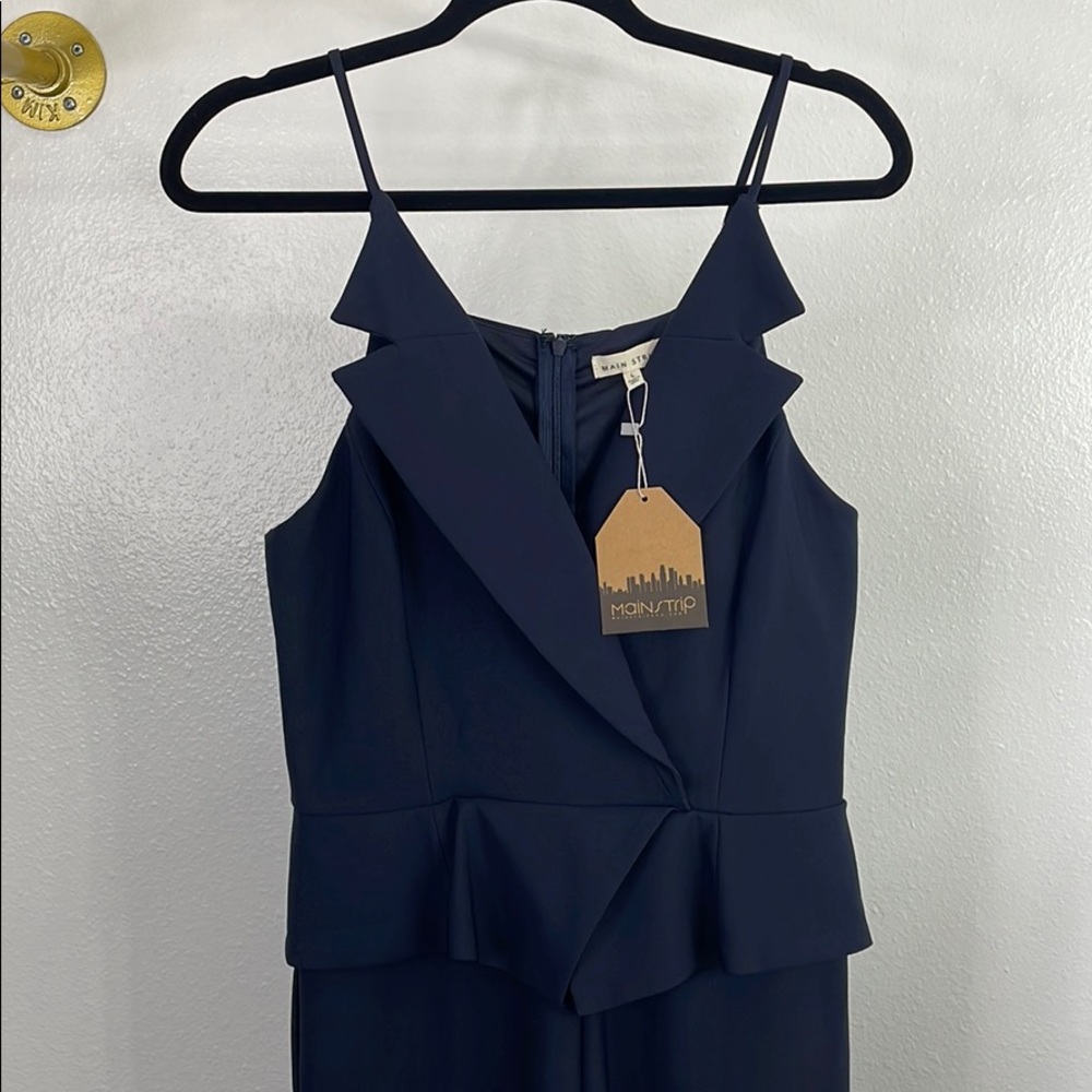Navy pant suit